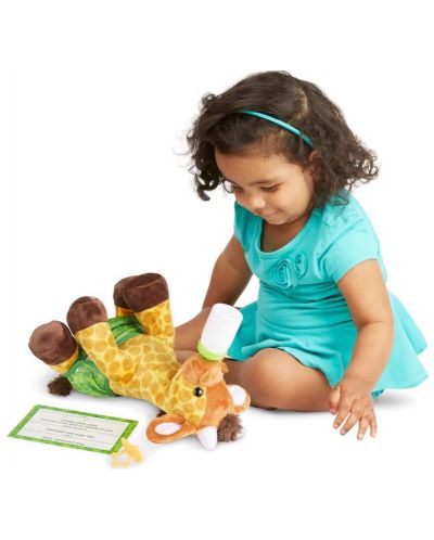 Jucărie de pluș Melissa & Doug - Girafă bebeluș, cu accesorii - 8