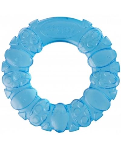 Playgro Inel pentru dentitie cu apa, albastru  - 1