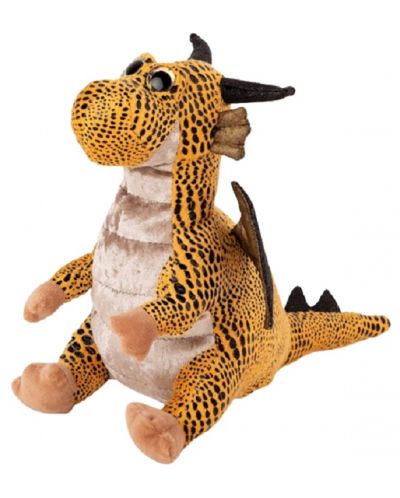 Jucărie de pluș Amek Toys - Dino, galben, 22 cm - 1