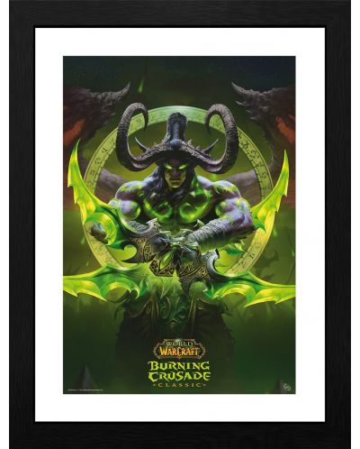 Afiș înrămat GB eye Games: World of Warcraft - Illidan - 1