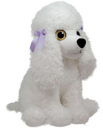 Jucărie de pluș Amek Toys - Poodle Dog, alb, 45 cm	 - 1