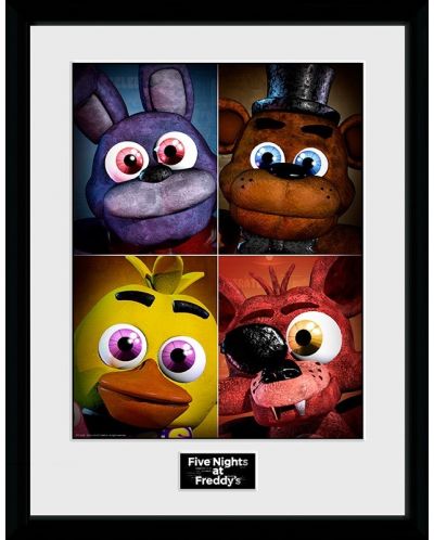 Afiș înrămat GB eye Games: Five Nights At Freddy's - Quad - 1