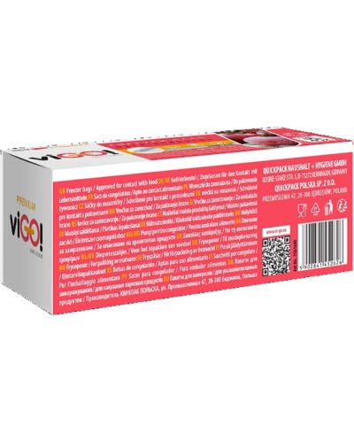 Saci de congelare IVIGO! - Premium, 3 l, 40 bucăți - 4