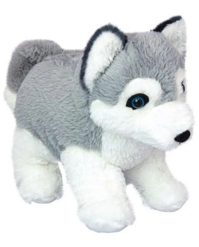 Jucărie de pluș Wild Planet - Cățeluș Husky, 25 cm - 1