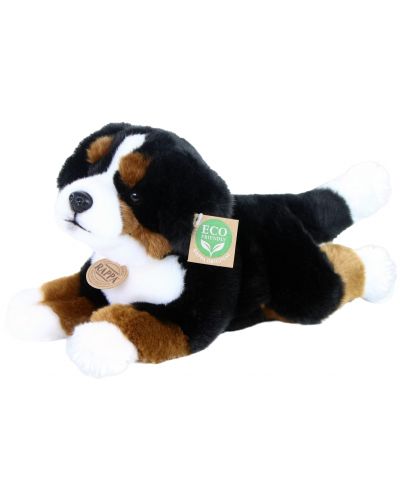 Jucărie de pluș Rappa Eco Friends - Câine Bernese culcat, 30 cm - 1