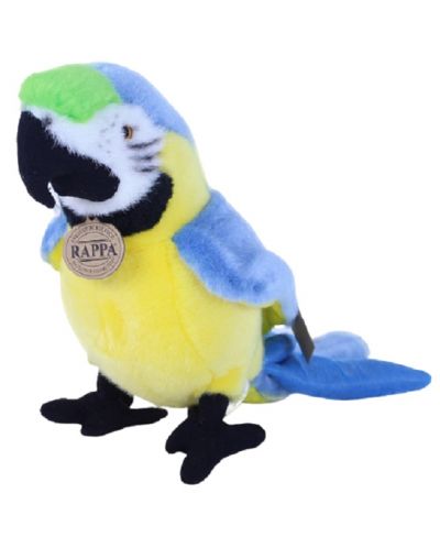 Jucărie de pluș Rappa Eco Friends - Papagal macao, 26 cm - 1