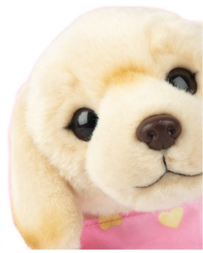 Jucărie de pluș Studio Pets - Câine Labrador cu prosop, Fericit, 23 cm - 2