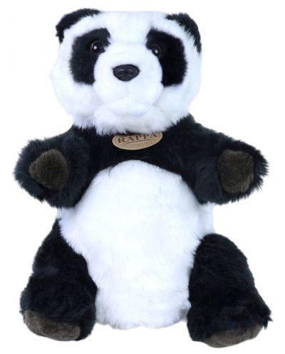 Jucărie de pluș Rappa Eco Friends - Marionetă Panda, 28 cm - 1