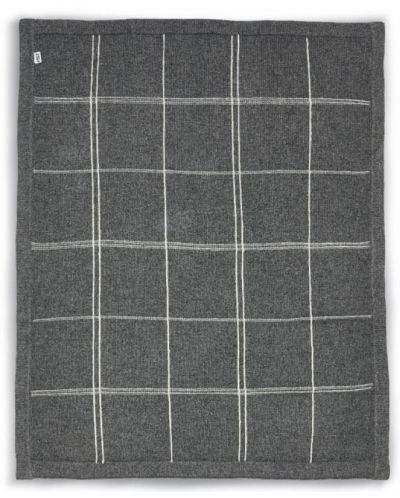 Paturica tricotata Mamas & Papas, 70 х 90 cm, Grey Check - 2