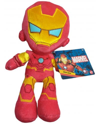 Plush Mattel Marvel: Iron Man - Iron Man, 20 cm - 3