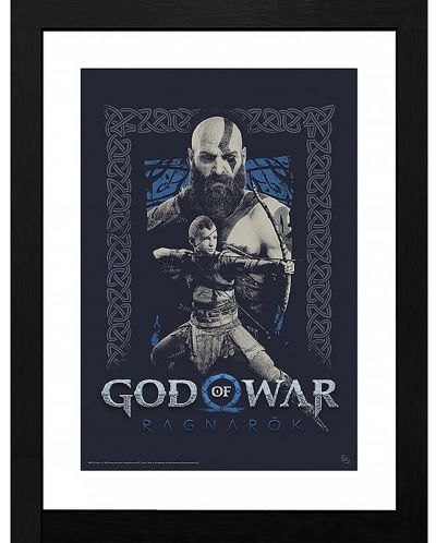 Poster cu ramă GB eye Games: God of War - Kratos and Atreus - 1