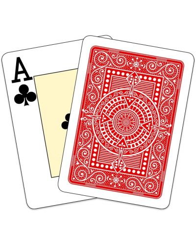 Carti de poker din plastic Texas Poker - Spate rosu - 3