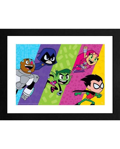 Afiș înrămat GB eye Animation: Teen Titans GO - Titans Colorblock - 1