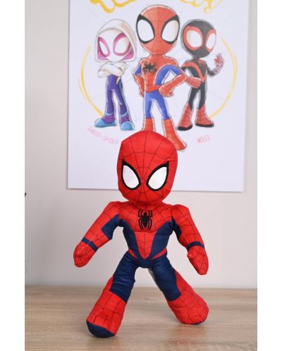 Jucărie de pluș Simba Toys - Spider-Man cu ochi luminoși, 25 cm - 3