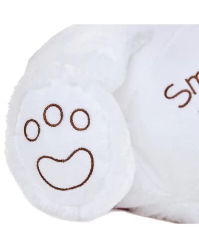 Ursuleț Tea Toys - Smile on, 40 cm, alb - 3
