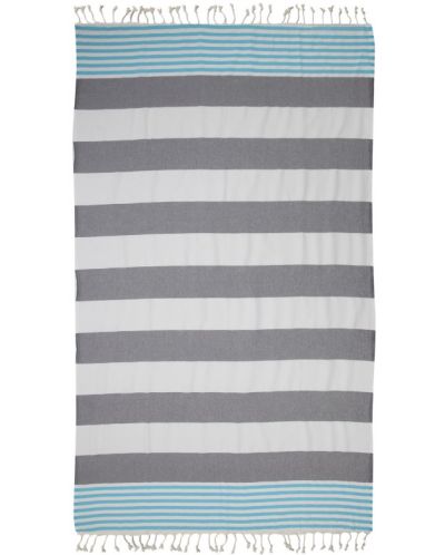 Prosop de plajă în cutie Hello Towels - New Collection, 100 x 180 cm, 100% bumbac, albastru-gri - 2