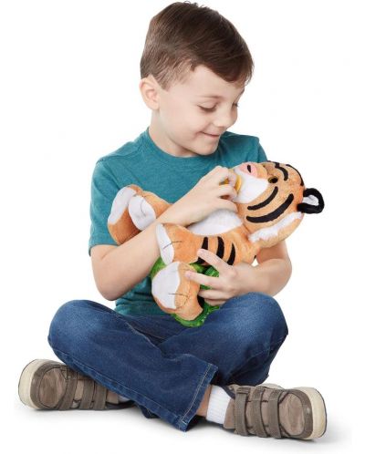 Jucărie de pluș Melissa & Doug - Baby Tiger, cu accesorii - 3