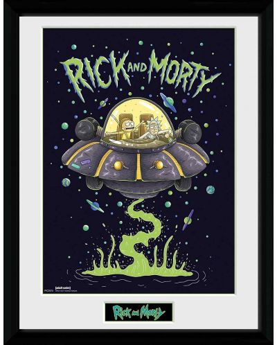 Afiș înrămat GB eye Animation: Rick & Morty - Ship - 1