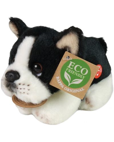 Jucărie de pluș Rappa Eco friends - Bulldog francez, cu sunet, 15 cm - 1