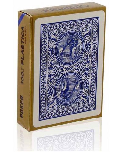 carti de joc flexibile Golden Trophy - spatele albastru - 2