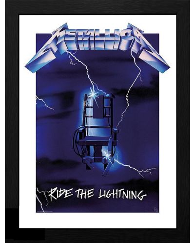 Poster cu ramă GB eye Music: Metallica - Ride the Lightning - 1