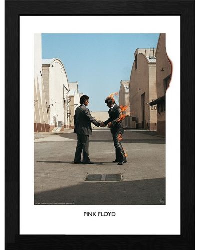 Poster înrămat GB eye Music: Pink Floyd - Burning - 1