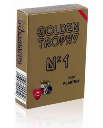 carti de joc flexibile Golden Trophy - spatele rosu  - 1
