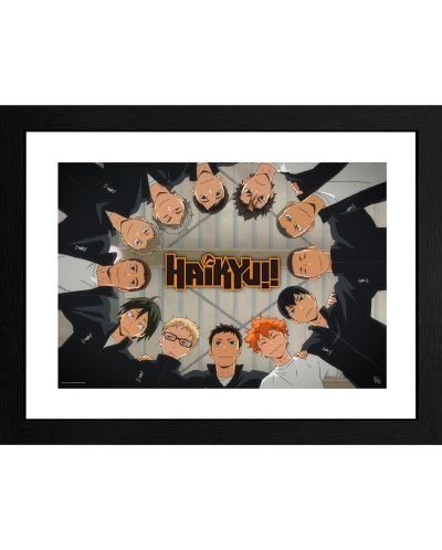 Poster cu ramă GB eye Animation: Haikyu!! - Karasuno Fight - 1