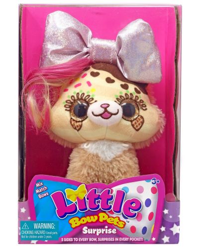 Jucarie de plus Chippo Toys Little Bow Pets - Catel Sprinkle - 1