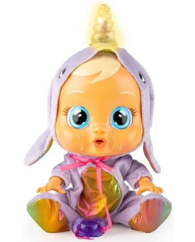 Papusa bebe-plangacios  IMC Toys Cry Babies Special Edition - Narvie, cu corn luminos - 4