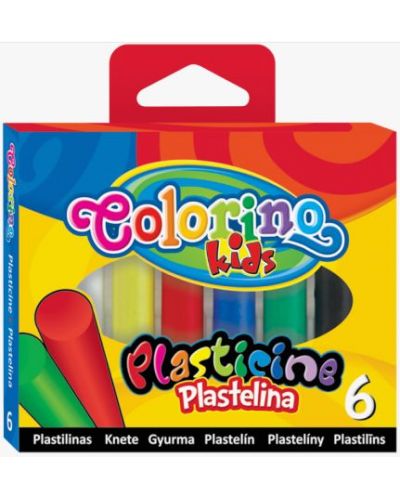 Colorino Kids Plasticine - 6 culori - 1