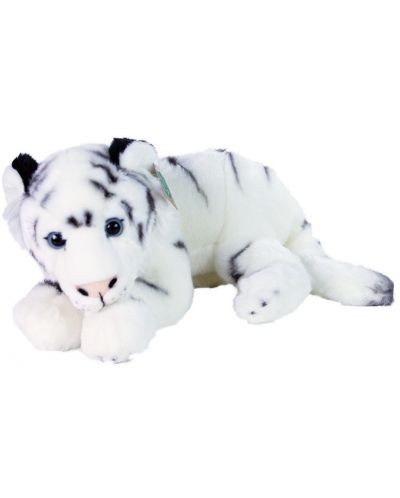 Jucărie de pluș Rappa Eco Friends - Tigru alb, culcat, 36 cm - 1
