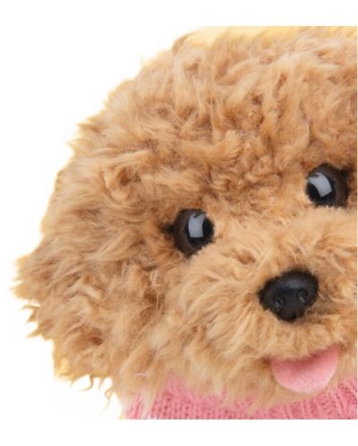Jucărie de pluș Studio Pets - Câine Pudel cu hanorac, Biscuit, 23 cm - 2