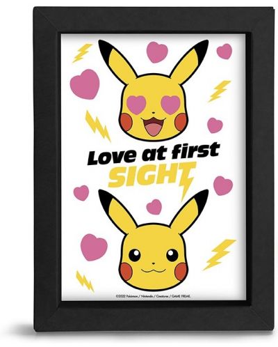 Afiș înrămat The Good Gift Games: Pokemon - Love at First Sight - 1