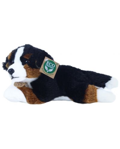 Jucărie de pluș Rappa Eco Friends - Câine Bernese așezat, 23 cm - 3