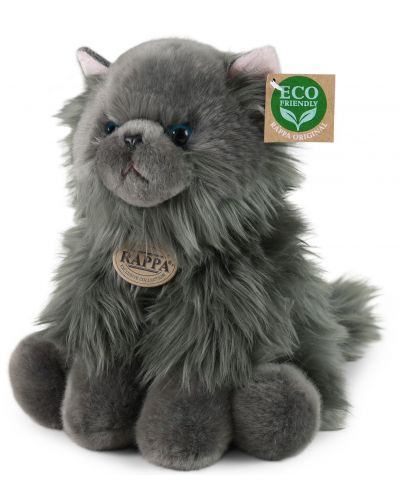 Jucărie de plus Rappa Eco Friends  - Pisică persană cu păr lung, așezată, 30 cm - 1
