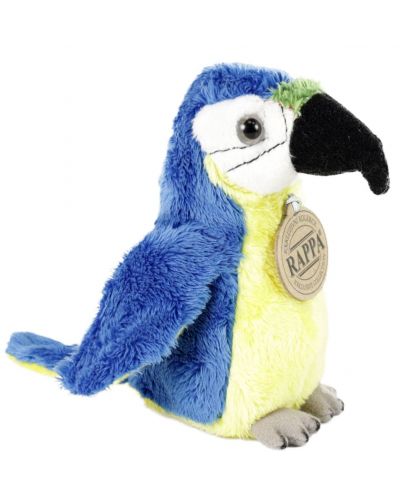 Jucărie de plus Rappa Eco Friends  - Macaw bebeluș albastru și galben, , 15 cm - 1