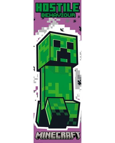 Poster de ușă GB eye Games: Minecraft - Creeper - 1