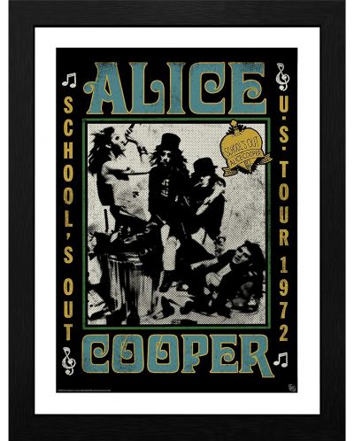 Poster cu ramă GB eye Music: Alice Cooper - School's out Tour	 - 1