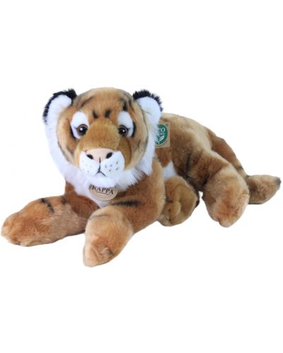 Jucărie de pluș Rappa Eco Friends - Tigru, culcat, 36 cm - 1
