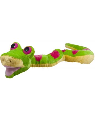 Jucărie de pluș Amek Toys - Șarpe, verde, 114 cm - 1