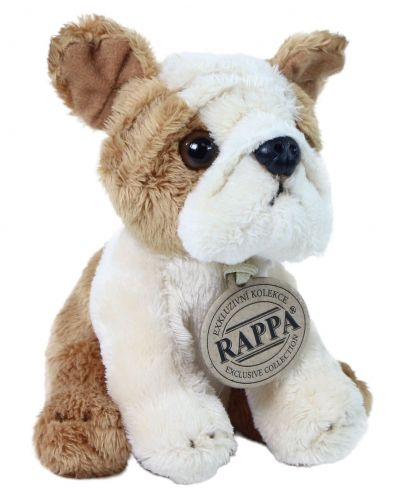 Jucărie de plus Rappa Eco Friends  -Câine buldog, 14 cm - 1