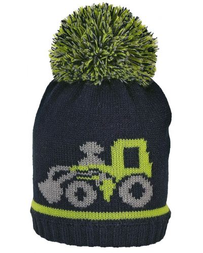 Pălărie de iarnă tricotată Sterntaler - Tractor, 53 cm, 2-4 ani - 1
