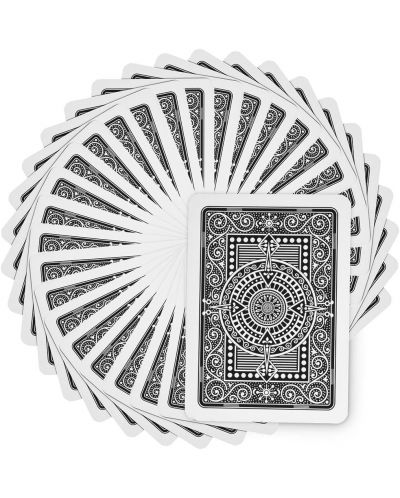 Carti de poker din plastic Texas Poker - spate negru - 3