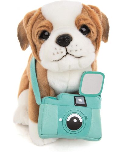 Jucărie de pluș Studio Pets - Bulldog englezesc Star, cu accesorii - 2