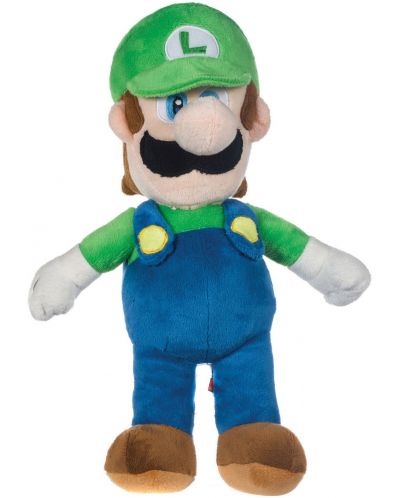 Figurină de pluș Nintendo Games: Super Mario Bros. - Luigi, 25 cm - 1