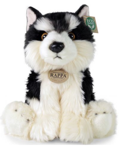 Jucărie de pluș Rappa Eco prietenii - Câine Malamute, 28 cm - 4