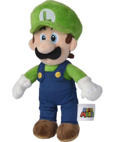Jucarie de plus Simba Toys Super Mario - Luigi, 30 cm - 1