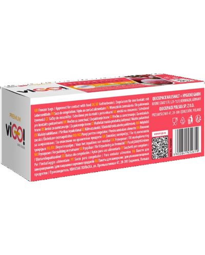 Saci de congelare IVIGO! - Premium, 1 l, 40 bucăți - 4