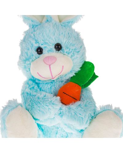 Jucării Teddy Bunny Tea Toys - Chocho, 28 cm, cu morcov, albastru - 2